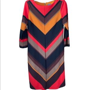 Multi colored Gabby Skye fall A line dress